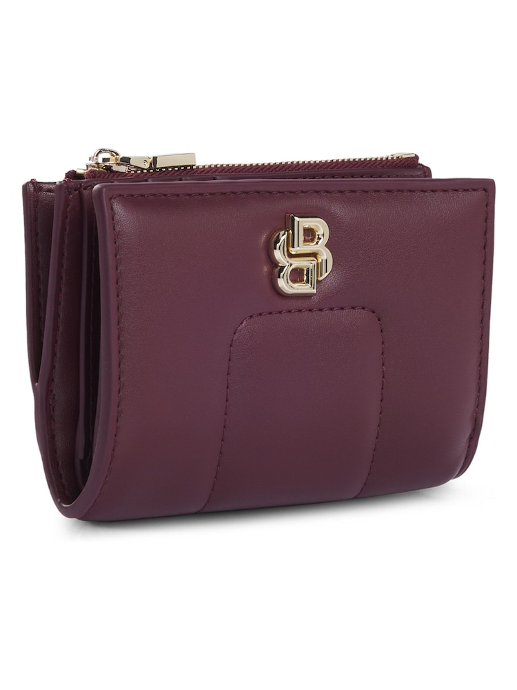 BOSS Quilted Faux-Leather Wallet With Double B Monogram - صورة 2 من 3