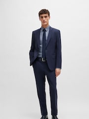BOSS Blue Regular-Fit Shirt Chambray Printed - Image 5 of 6