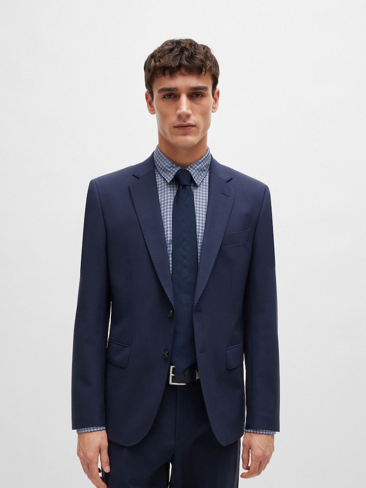 BOSS Blue Regular-Fit Shirt Chambray Printed - Image 6 of 6 BOSS Blue Regular-Fit Shirt Chambray Printed - Image 6 of 6