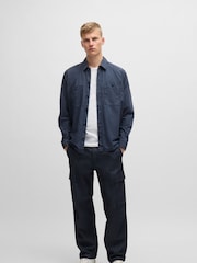 BOSS Oversized Cotton Poplin Overshirt - Image 2 of 6