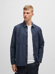 BOSS Oversized Cotton Poplin Overshirt - Image 3 of 6