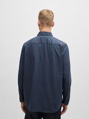 BOSS Oversized Cotton Poplin Overshirt - Image 4 of 6