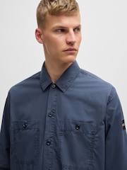 BOSS Oversized Cotton Poplin Overshirt - Image 5 of 6