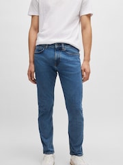 BOSS Blue Slim Fit Comfort Stretch Denim Jeans - Image 1 of 5
