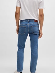 BOSS Blue Slim Fit Comfort Stretch Denim Jeans - Image 3 of 5