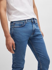 BOSS Blue Slim Fit Comfort Stretch Denim Jeans - Image 4 of 5