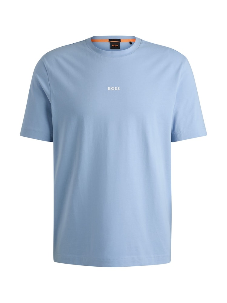 BOSS Blue Relaxed Fit TChup Stretch Cotton T-Shirt - Image 5 of 5 BOSS Blue Relaxed Fit TChup Stretch Cotton T-Shirt - Image 5 of 5
