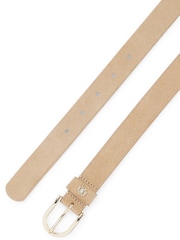 BOSS Natural Suede Belt With Double B Monogram - Image 2 of 5