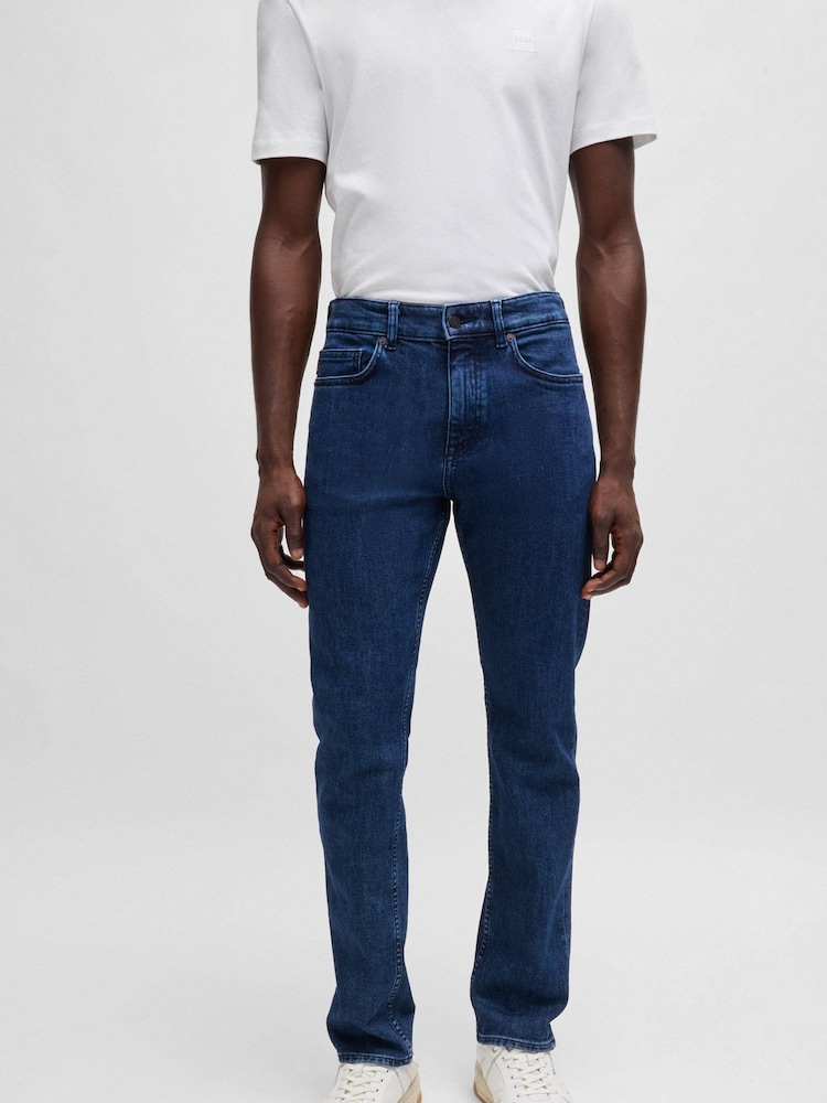 BOSS Blue Slim Fit Comfort Stretch Denim Jeans - Image 1 of 5