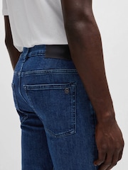 BOSS Blue Slim Fit Comfort Stretch Denim Jeans - Image 4 of 5