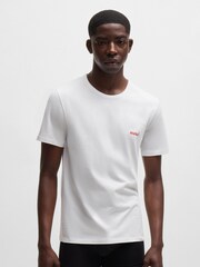 HUGO 100% Cotton Logo Print T-Shirts 3 Pack - Slika 3 iz 5