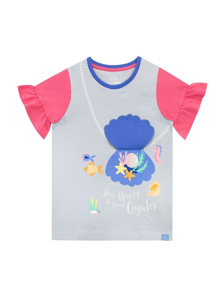 تيشِرت قطن 100% بتصميم عروس البحر من Harry Bear - صورة 1 من 5 تيشِرت قطن 100% بتصميم عروس البحر من Harry Bear - صورة 1 من 5