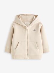 GANT Cream Baby Shield Zip Hoodie - Image 1 of 1
