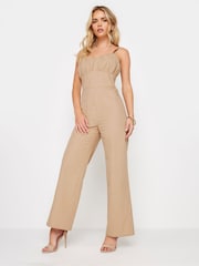 PixieGirl Petite Bust Detail 100% Cotton Jumpsuit - Imagen 2 de 7