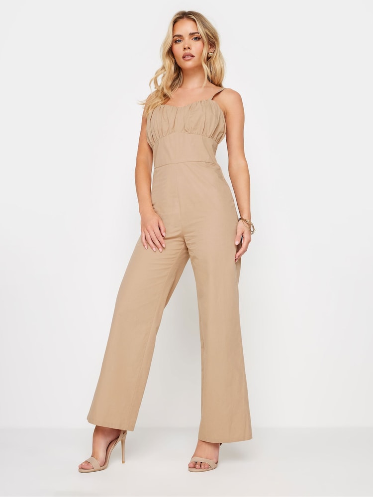 PixieGirl Petite Bust Detail 100% Cotton Jumpsuit - Imagen 2 de 7