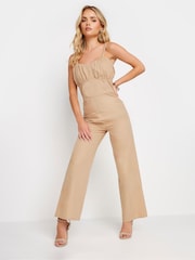 PixieGirl Petite Bust Detail 100% Cotton Jumpsuit - Imagen 3 de 7