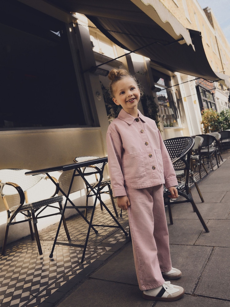 Rose - Ensemble veste et pantalon 100% coton (3-16ans) - Image 1 de 9