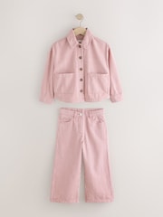 Rose - Ensemble veste et pantalon 100% coton (3-16ans) - Image 5 de 9