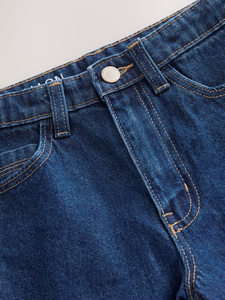 Light Blue Tapered Fit Authentic 100% Cotton Jeans (3-16yrs) - Image 3 of 3