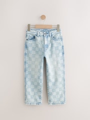 Check Blue Denim Loose Fit Authentic Jeans (3-16yrs) - Image 6 of 8
