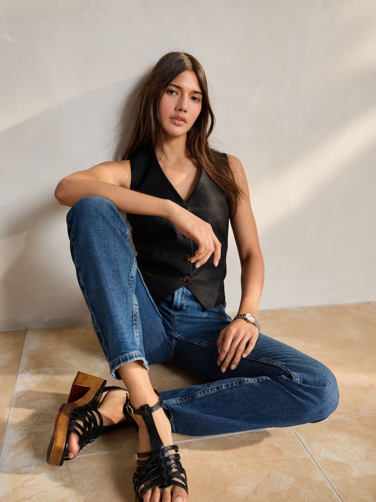 Dark Blue Authentic Relaxed Skinny Jeans - Image 2 of 8