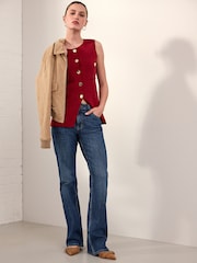 Dark Blue Authentic Bootcut Jeans - Image 1 of 8