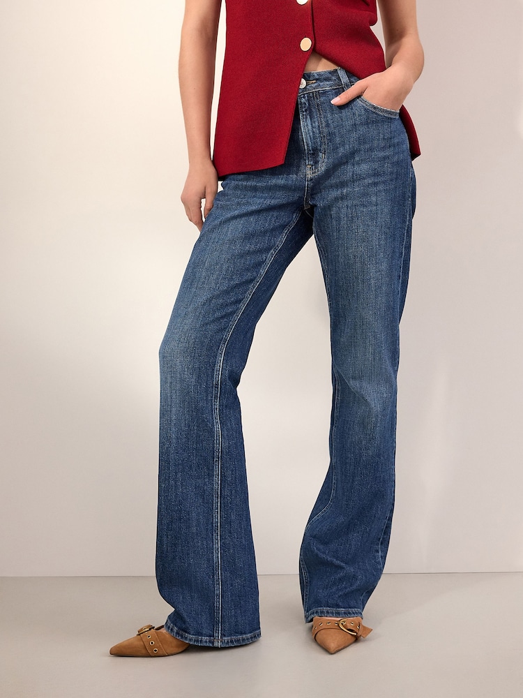 Dark Blue Authentic Bootcut Jeans - Image 2 of 8