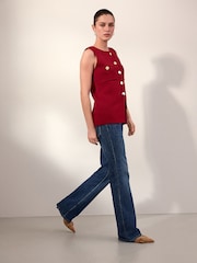 Dark Blue Authentic Bootcut Jeans - Image 4 of 8