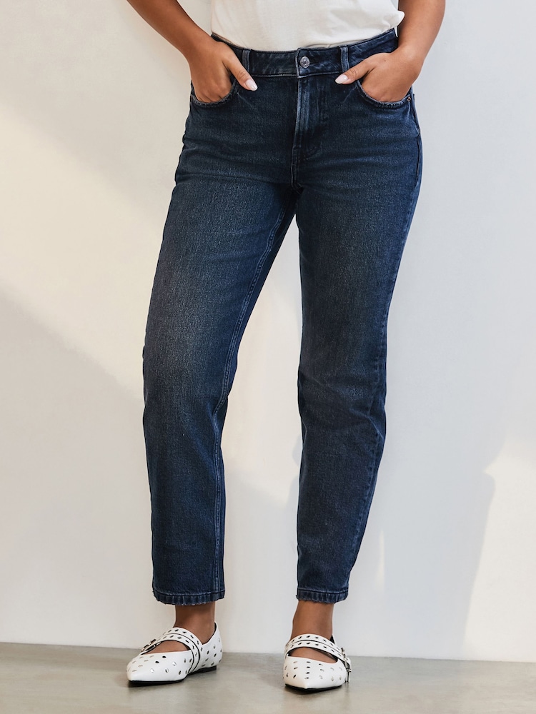 Bleu d'encre - Jeans droits - Image 3 of 9