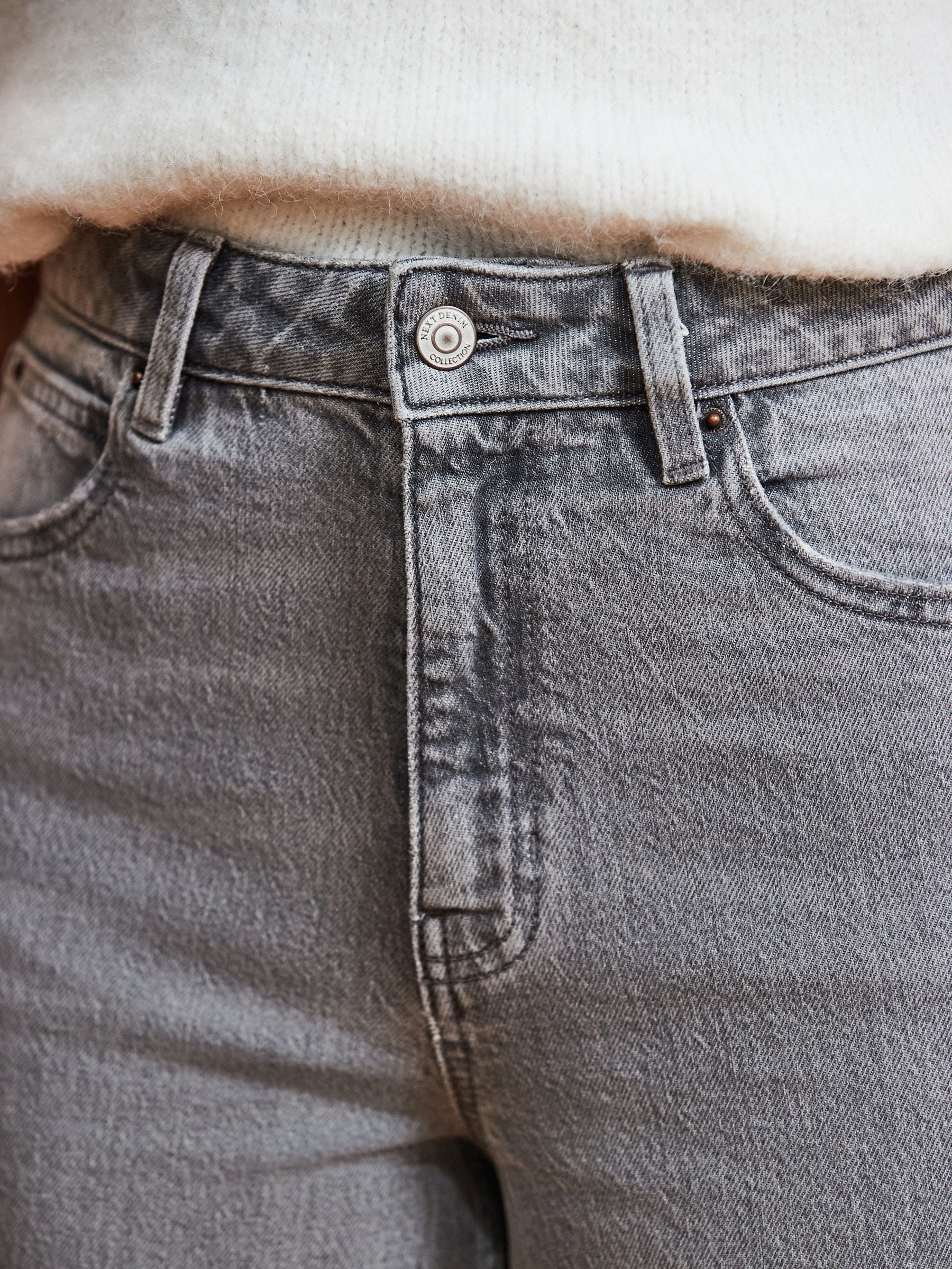 Buy Grey Authentic Carrot Barrel Jeans from Next USA