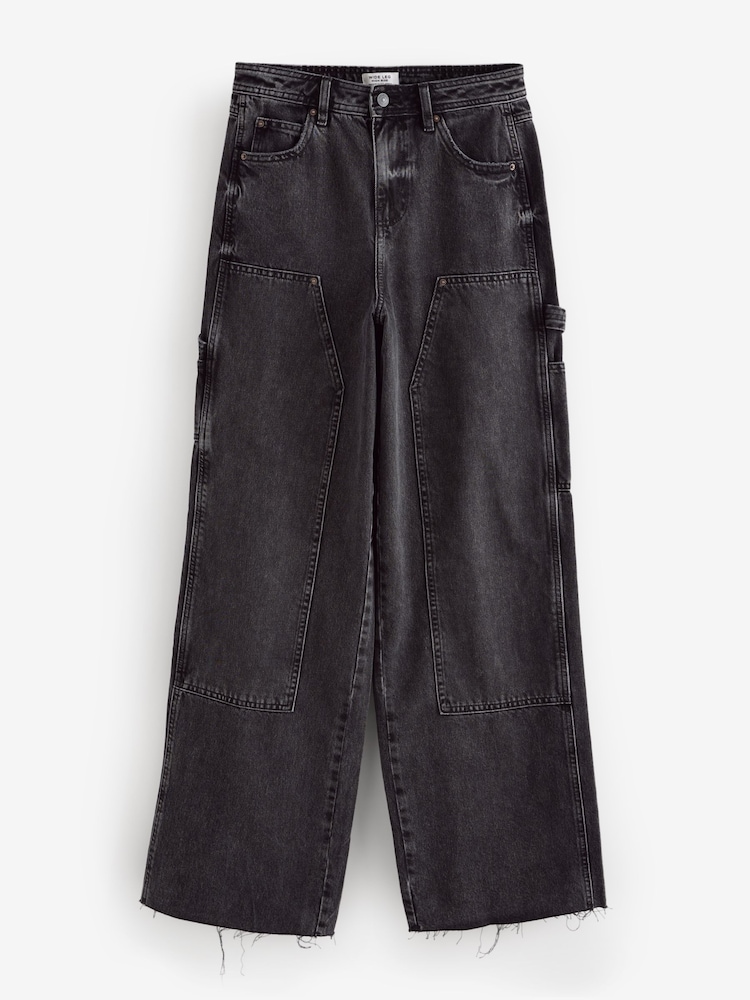 Noir - Charpentier Ample 100Jeans % coton - Image 7 of 8