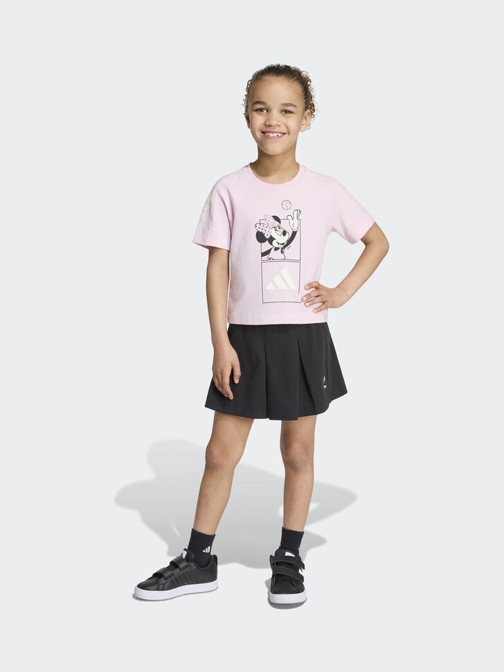 adidas Pink Adidas Disney Minnie Mouse T-Shirt and Skirt Set