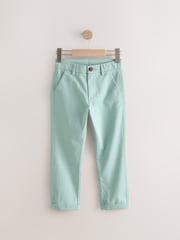 Light Mineral Green Regular Fit Stretch Chino Trousers (3-17yrs) - Image 1 of 5