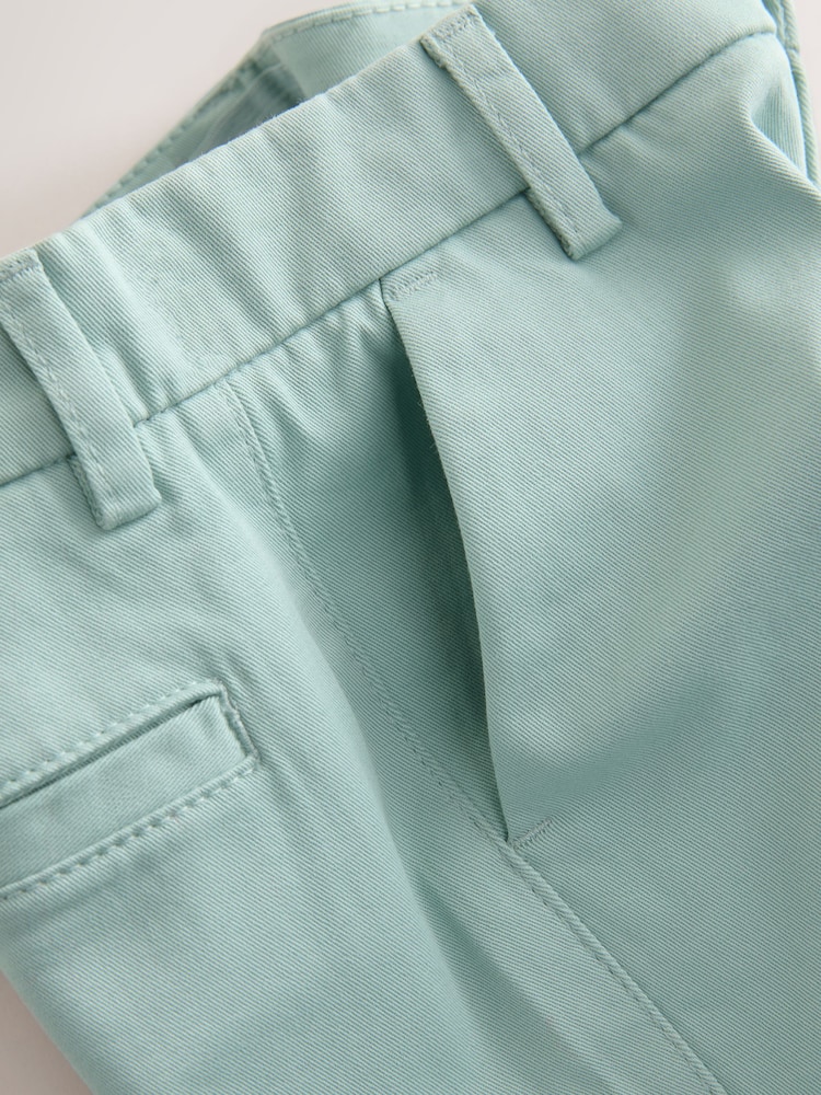 Vert minéral clair - Pantalon chino extensible (3-17ans) - Image 4 of 5