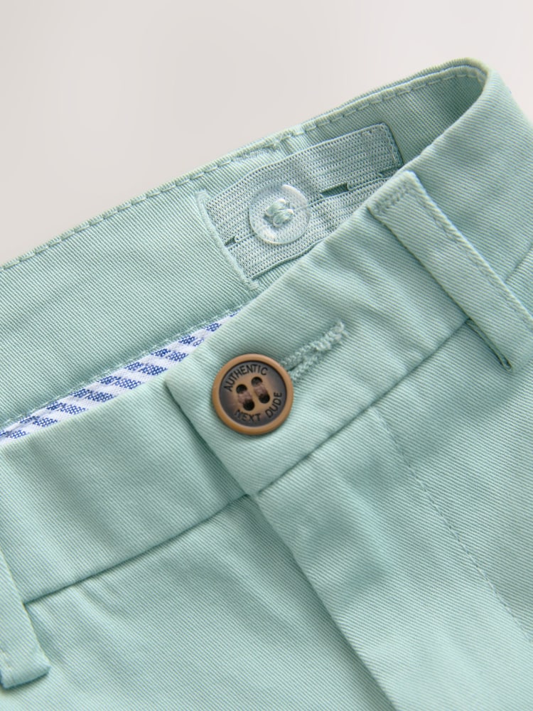 Light Mineral Green Regular Fit Stretch Chino Trousers (3-17yrs) - Image 5 of 5