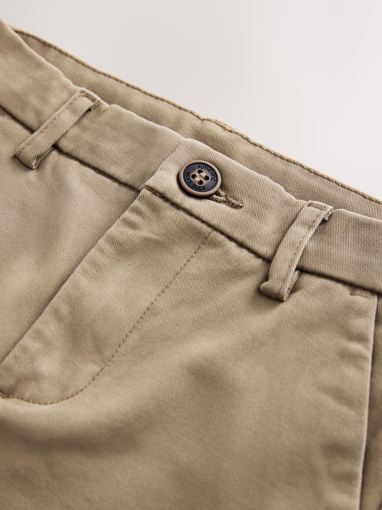 Tan Brown Skinny Fit Stretch Chino Trousers (3-17yrs) - Image 3 of 4
