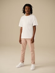 Blush Skinny Fit Stretch Chino Trousers (3-17yrs) - Image 2 of 8