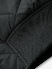 Black Diamond Quilted Bomber Jacket - Image 12 of 12