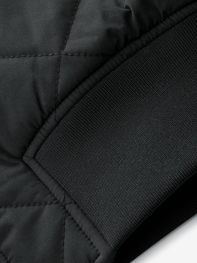 Black Diamond Quilted Bomber Jacket - Image 12 of 12 Black Diamond Quilted Bomber Jacket - Image 12 of 12