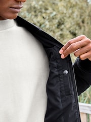 Black Diamond Quilted Bomber Jacket - Image 4 of 12