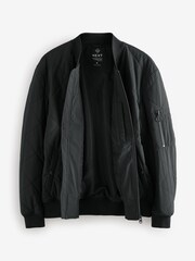 Black Diamond Quilted Bomber Jacket - Image 8 of 12