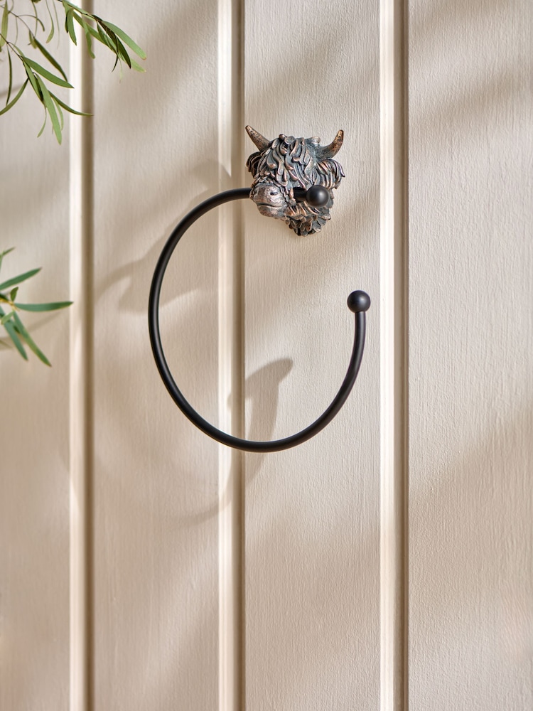 Bronze Hamish Towel Ring - Image 2 of 5
