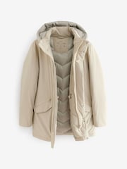 Neutral Signature Down Long Padded Coat - Image 9 of 11
