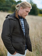 Brown Signature 3-in-1 Wax Jacket - Image 1 of 8