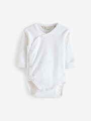 White Baby Star And G Printed Bodysuit - Image 1 of 1