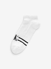 Calvin Klein White Womens Sneaker Socks 2 Pack - Image 3 of 3