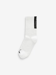 Calvin Klein White Mens Socks 2 Pack - Image 2 of 2