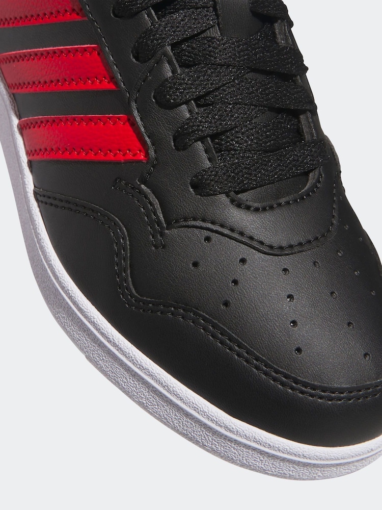 adidas Light Black Hoops Mid Trainers - Image 9 of 10