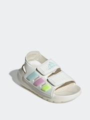 adidas Cream/Multi Kids Altaswim 2.0 Sandals - Image 2 of 10