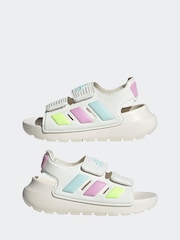 adidas Cream/Multi Kids Altaswim 2.0 Sandals - Image 6 of 10